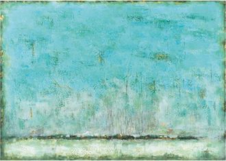 Schubiger M&ouml;bel Bild Abstrakt T&uuml;rkis