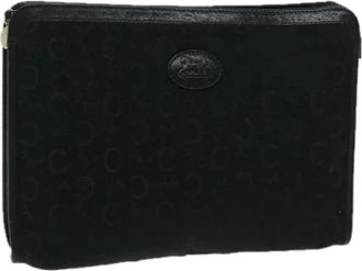 Celine Pre-owned Canvas clutches - Dames - Vintage Clutch - Zwart - ONE Size - Vintage