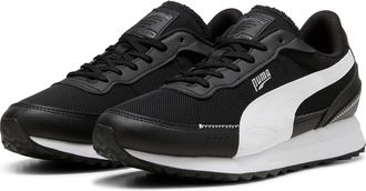 Puma Sneaker PUMA ROAD RIDER LTH, Damen, Gr. 42, schwarz-weiss (puma schwarz, puma wei&szlig;), Textil, unifarben, Schuhe Sneaker