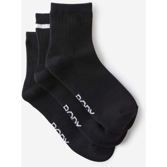 Cotton On Womens Active Body Mid Crew Socks 3Pk in Black at Nordstrom