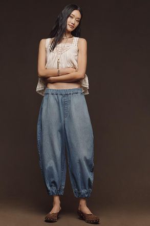 Pilcro High-Rise Crop Pull-On Jogger Jeans