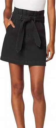 Joe's Calypso Exposed Zip Mini Skirt In Black