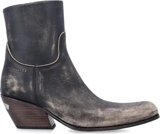 Balenciaga Black Distressed Boots