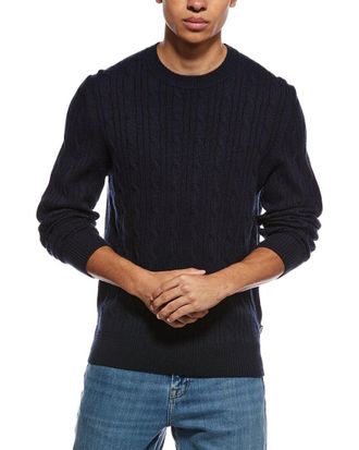 HUGO BOSS Hetico Wool & Cashmere-Blend Crewneck Sweater