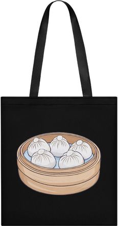 Generic Round Dumplings Womens Tote Casual Shopping Bag Lightweight Shoulder Bags Hobos Handbag for Work Travel Daily 35x40cm