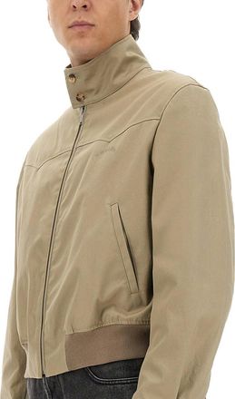 Alexander McQueen Harrington Cropped Jacket - Beige