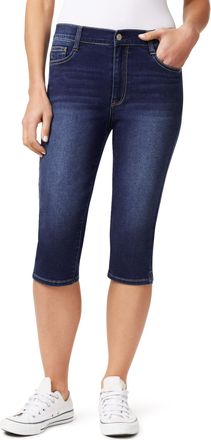 Wallflower Jeans Womens Irresistible 17 Skinny Capri High-Rise Insta Soft Juniors Jeans, Riverton, 11
