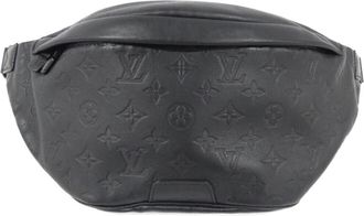 Louis Vuitton Black Leather Shoulder Bag (Pre-Owned)