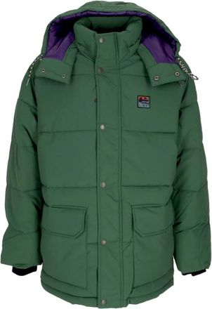 Element Donkergroene Trekka Donsjas - Heren - Winterjassen - Groen - L - Polyester - Jassen