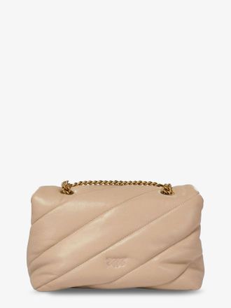Pinko Love Puff Crossbody Bag - Beige
