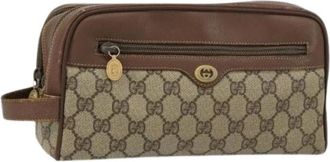 Gucci Pre-owned Clutches, female, Beige, Size: ONE SIZE Pre-owned Plastic Clutch