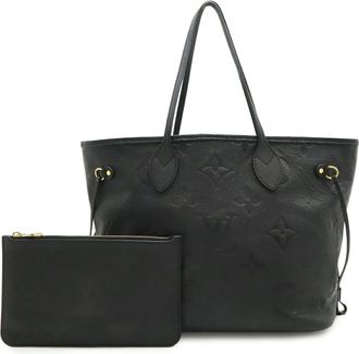 Louis Vuitton Noir Monogram Empreinte Pouch Shoulder Bag Tote Bag (Pre-Owned)