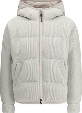 Brunello Cucinelli Lurex Down Jacket