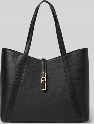 Furla Tote Bag mit Logo-Detail Modell Goccia in Black, Gr&ouml;&szlig;e 1