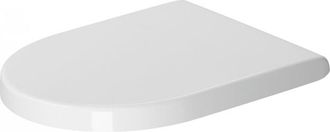 Duravit Starck 3 WC-zitting - 37x43.6x3.8cm - Kunststof - glans wit