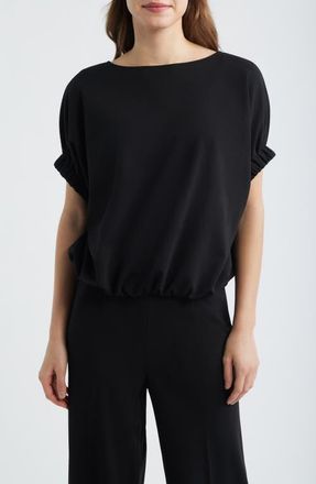 Anne Klein Boat Neck Dolman Sleeve Top in Anne Black at Nordstrom, Size X-Large