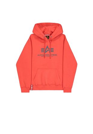 Alpha Industries Hoodie ALPHA INDUSTRIES Basic Hoodie BL, Herren, Gr. XXL, rot (radiant rot), Obermaterial: 80% Baumwolle, 20% Polyester, regular fit, Sweatshirts Hood