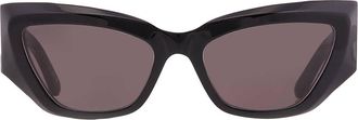 Balenciaga Grey Cat Eye Ladies Sunglasses BB0444S 002 60