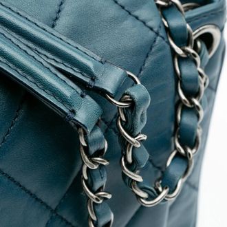 Chanel Hobo Bags - 2013-2014 Quilted Lambskin Accordion Flap - Gr. unisize - in Blau - für Damen