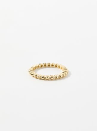 Simons Womens Textured silver ring