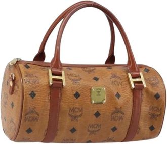 MCM Pre-owned Handbags, female, Brown, Size: ONE SIZE Pre-owned Hand Bag