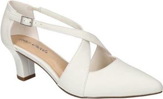 Easy Street Elegance Pointed Toe Pump in White at Nordstrom, Size 9.5