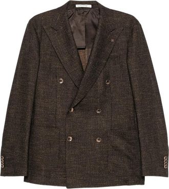 Tagliatore Double-breasted Peak-lapels Blazer