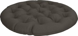 vidaXL Coj&iacute;n Para Silla Papasan Vianen 100% Poli&eacute;ster Gris Antracita Vidaxl