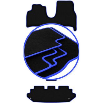 OEM Alfombrillas Carlux-blue Para Citro&euml;n C8 7 Plazas (2002-2014)