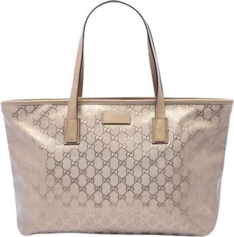 Gucci Pre-owned Canvas gucci-bags - Dames - Vintage Shopper - Geel - ONE Size - Vintage