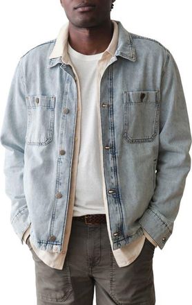 Marine Layer Patrick Denim Jacket in Light Wash at Nordstrom, Size Xx-Large