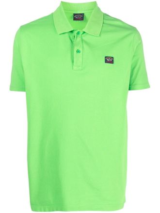 Paul & Shark Polo con applicazione logo - Verde