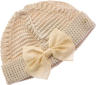 Valentino Silk-Trim Hat