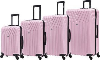 InUSA Inusa Vasty Lightweight Hardside Spinner Suitcase 4Pc Luggage Set