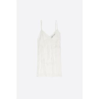 Bimba & Lola Long Lingerie Top in Ivory at Nordstrom, Size X-Small Eu