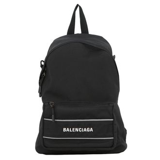 Balenciaga Black Nylon Backpack Shoulder Bag (Pre-Owned)
