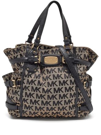 Michael Kors monogram-pattern tote bag - Neutrals