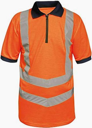 Regatta Mens Regatta Professional Mens Hi-Vis Reflective Polo Shirt - Orange - Size: 40