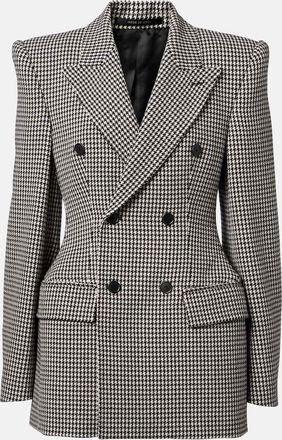 Balenciaga Blazer in lana pied-de-poule