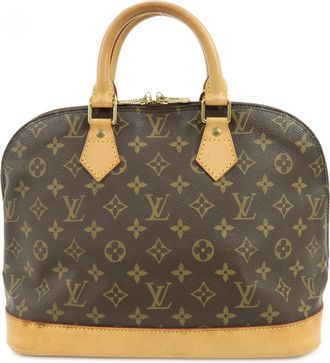 Louis Vuitton Alma Monogram Canvas Brown Canvas Handbag (Pre-Owned)