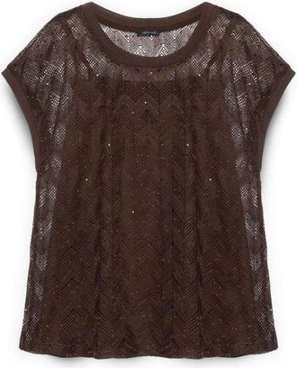 Fiorella Rubino Donna, Camicette, Marrone, 2Xl, new