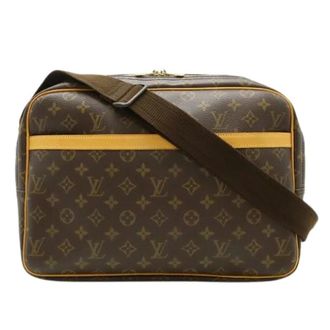Louis Vuitton Pre-owned Cross Body Bags, female, Brown, Size: ONE SIZE Pre-owned Monogram Reporter GM Shoulder Bag