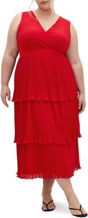City Chic Marlowe Maxi Dress in Red at Nordstrom Rack, Size Xxl/24W