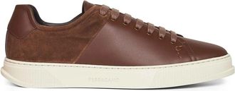Ferragamo Clayton Low-Top Sneakers - Heren - Sneakers - Bruin - 44 EU - Leer - Schoenen