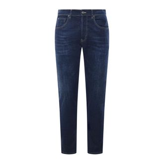 Dondup Jeans, Heren, Blauw, W35, Katoen, Dian Carrot-fit Jeans