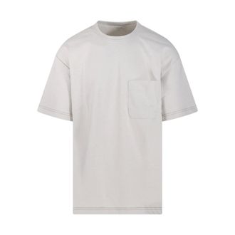 Christophe Lemaire T-Shirts, male, White, Size: M Boxy SS T-Shirt