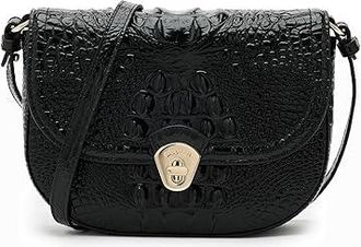 Brahmin Portia Cross Body Womens Handbags Black, Leather