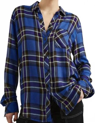 Rails Hunter Shirt In Sapphire Indigo
