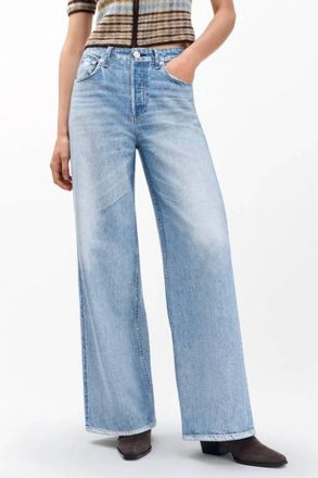 Rag & Bone Miramar Sofie Wide Jeans In Raily