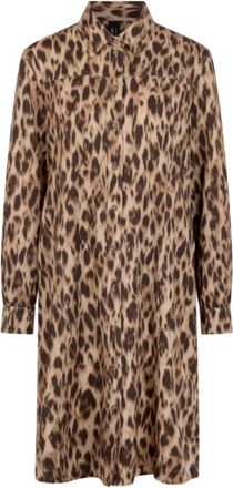 Marc Cain Jurken - Dames - Jurken - Bruin - Maat: 3XL